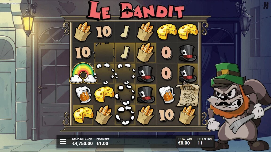 bandit slot free spins